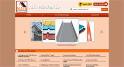 Desktop Screenshot of alfasteel.net