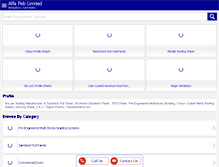 Tablet Screenshot of alfasteel.net